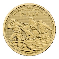 2024 1/4 oz D-Day Gold Coin - 80th Anniversary