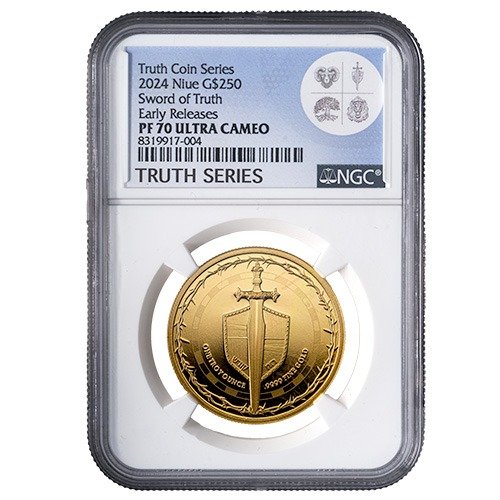 2024 Ni Gold Sword Of Truth Ngc Pf 70 Early Release 1 Oz Proof Coin Obverse 500x500