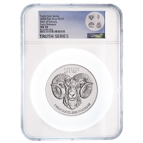 2024 Ni Silver Ram Of Calvary Ngc Ms 70 Early Release 5 Oz High Relief Coin Obverse 500x500