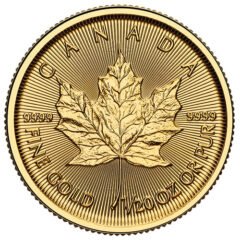 2025 1/20 oz Canadian Gold Maple Leaf Coin BU