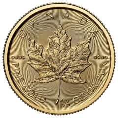 2025 1/4 oz Canadian Gold Maple Leaf Coin BU
