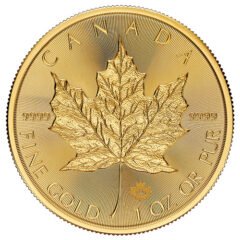 2025 1 oz Canadian Gold Maple Leaf Coin BU