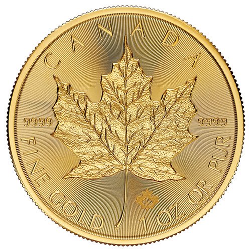 2025 1 Oz Canadian Gold Maple Leaf Coin Reverse 1