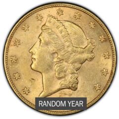 $20 Liberty Double Eagle Gold Coin (AU) - Random Year