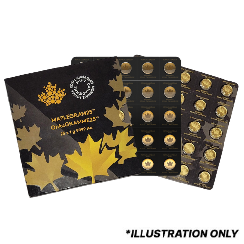 25g Gold Maplegram Gold Sheet