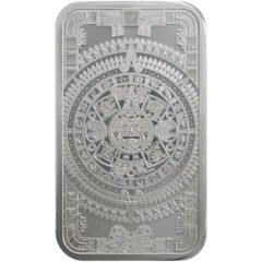 1 oz Aztec Calendar Silver Bar