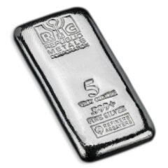 5 oz Republic Metals Silver Bar - Cast Bar
