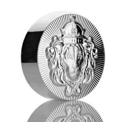 5 oz Scottsdale Mint Silver Lion Stacker Round