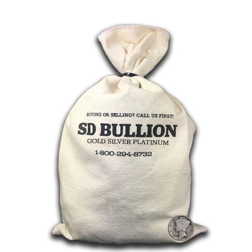 90 Silver Mercury Dime Bag 1