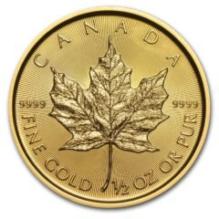 2017 1/2 oz Canadian Gold Maple Leaf Coin