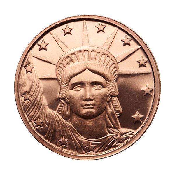 Liberty Head 1 Oz Copper Obverse.1