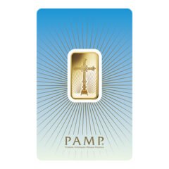 10 Gram Pamp Suisse Faith Series Cross Gold Bar In Assay