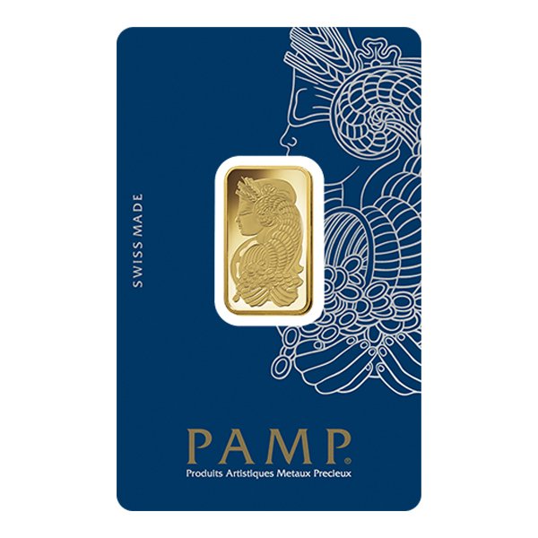 Pamp Suisse 10 Gram Gold Fortuna Bar Reverse