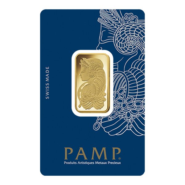 Pamp Suisse 20 Gram Gold Fortuna Bar Reverse