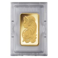 10 oz Pamp Suisse Lady Fortuna Gold Bar In Assay