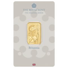 10 gram British Gold Britannia Bar - In Assay