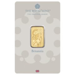 5 gram British Gold Britannia Bar - In Assay
