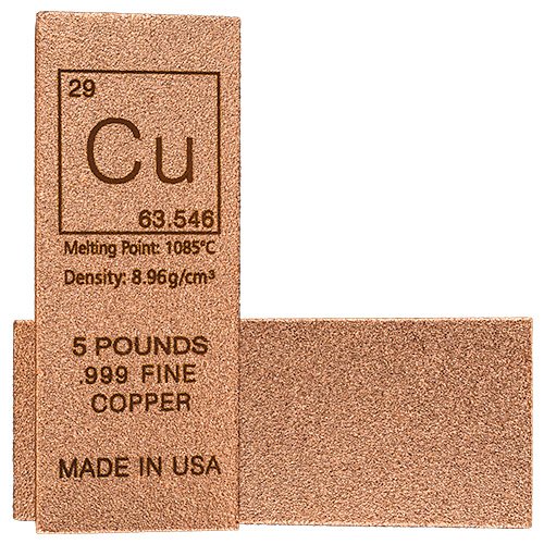 Chalcolithic Metals Copper Element 5 Pound Bar 677 3