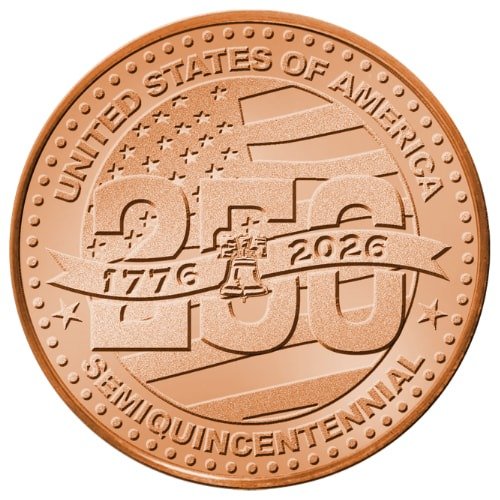 Chmamerica250th 1 Hm Copper America S 250th Anniversary 1 Oz Round Front
