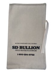 Empty SD Bullion 90% Silver Canvas Bag - $500 Face