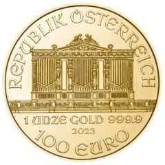 2023 1 oz Austrian Gold Philharmonic Coin BU