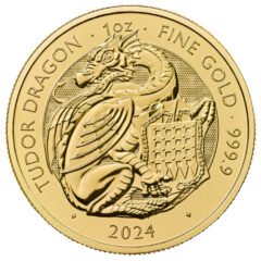 2024 1 oz The Tudor Dragon Gold Coin - Tudor Beast Series