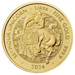 2024 1/4 oz Tudor Beast The Seymour Unicorn Gold Coin