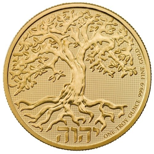 Gbr25treelife 1 2025 Br Gold Tree Of Life 1 Oz Coin Obv