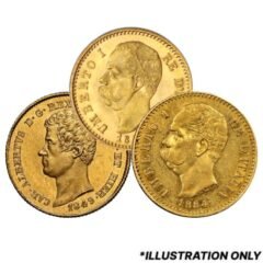 Italian 20 Lire Gold Coin - Average Circulated - Random Years