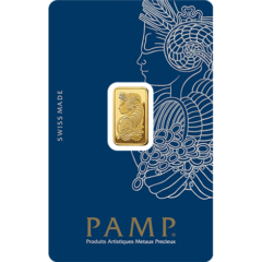 2.5 Gram Pamp Suisse Lady Fortuna Gold Bar - In Assay