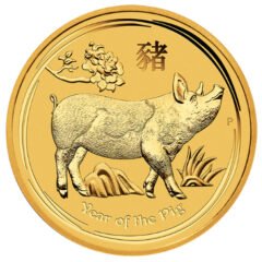2019 1 oz Perth Mint Gold Lunar Year of the Pig Coin
