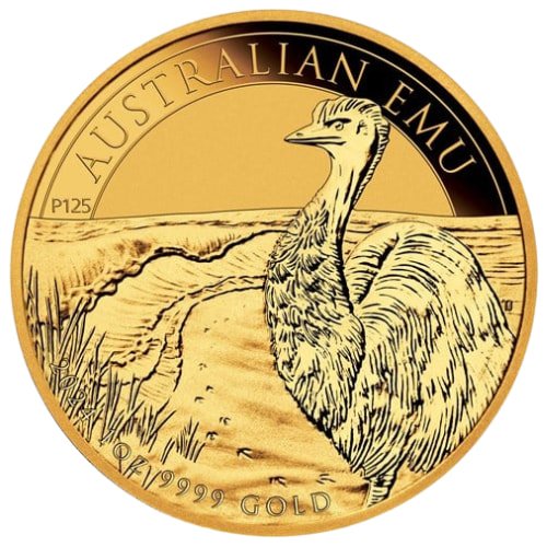 Gpe24emu 1 2024 Pe Gold Emu 1 Oz Coin Reverse