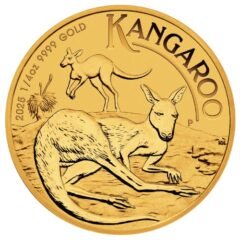 2025 1/4 oz Australian Gold Kangaroo Coin BU