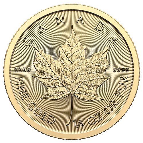Grc24maple 025 2024 1 4 Oz Gold Canadian Maple Coin 1