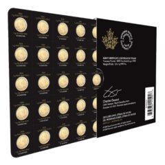 2024 25 x 1g Canadian Gold Maplegram25™ Coin Sheet