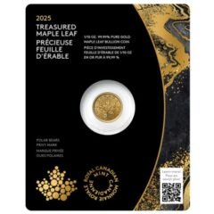 2025 1/10 oz Canadian Gold Maple Leaf Coin - Polar Bear Privy Mark