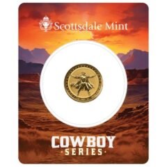 1/10 oz The Gunslinger Gold Round - Cowboy Series