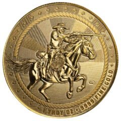 1 oz The Rifleman Gold Round - Cowboy Series