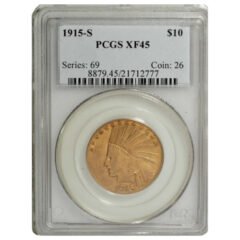 1915-S PCGS XF-45 $10 Indian Eagle Gold Coin