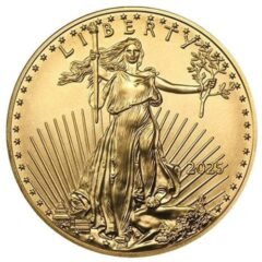 2025 1/2 oz American Gold Eagle Coin BU