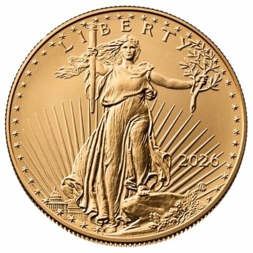 2026 1 oz American Gold Eagle Coin BU