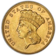 $3 Indian Princess Gold Coin AU - Random Year