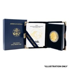 1 oz American Gold Buffalo Proof Coin with Box and COA - Random Year