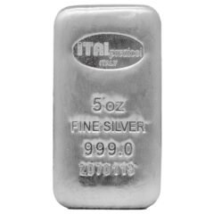 5 oz Italpreziosi Silver Bar