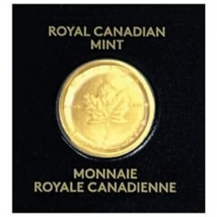 2023 1 Gram Canadian Gold Maplegram25 Coin