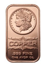 1 oz Morgan Dollar Copper Bar - Osborne Mint