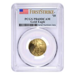 1/4 oz PCGS PF-69 American Gold Eagle Proof Coin - Random Year