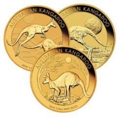 Australian Kangaroo / Nugget Gold Coin 1/4 oz - Random Year
