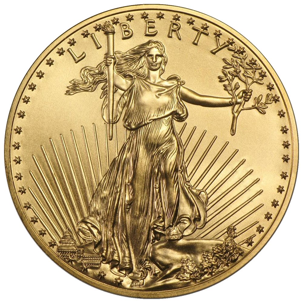 Random Gold American Eagle Obverse