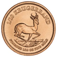 1/10 oz South African Gold Krugerrand Coin - Random Year